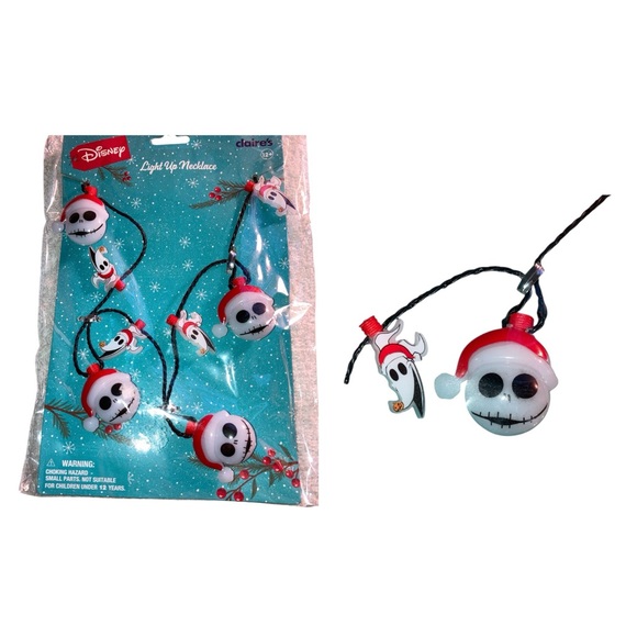 Claire’s Nightmare Before Christmas Light Up Necklaces - Picture 1 of 5